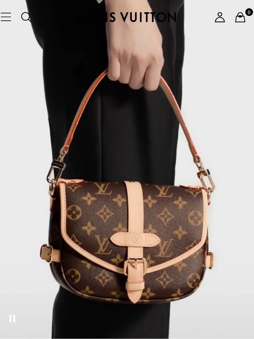 Louis Vuitton Saumur BB Bag - Picture 9 of 10